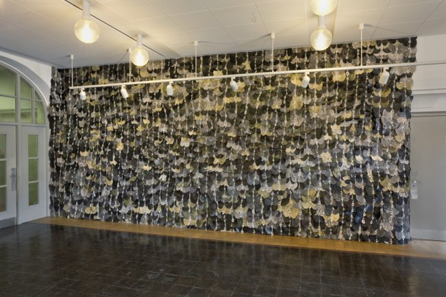 	<p>Wandcollage<br />
Schwerpunkt-Galerie, Feuerbach<br />
Tusche auf Papier<br />
2010</p>